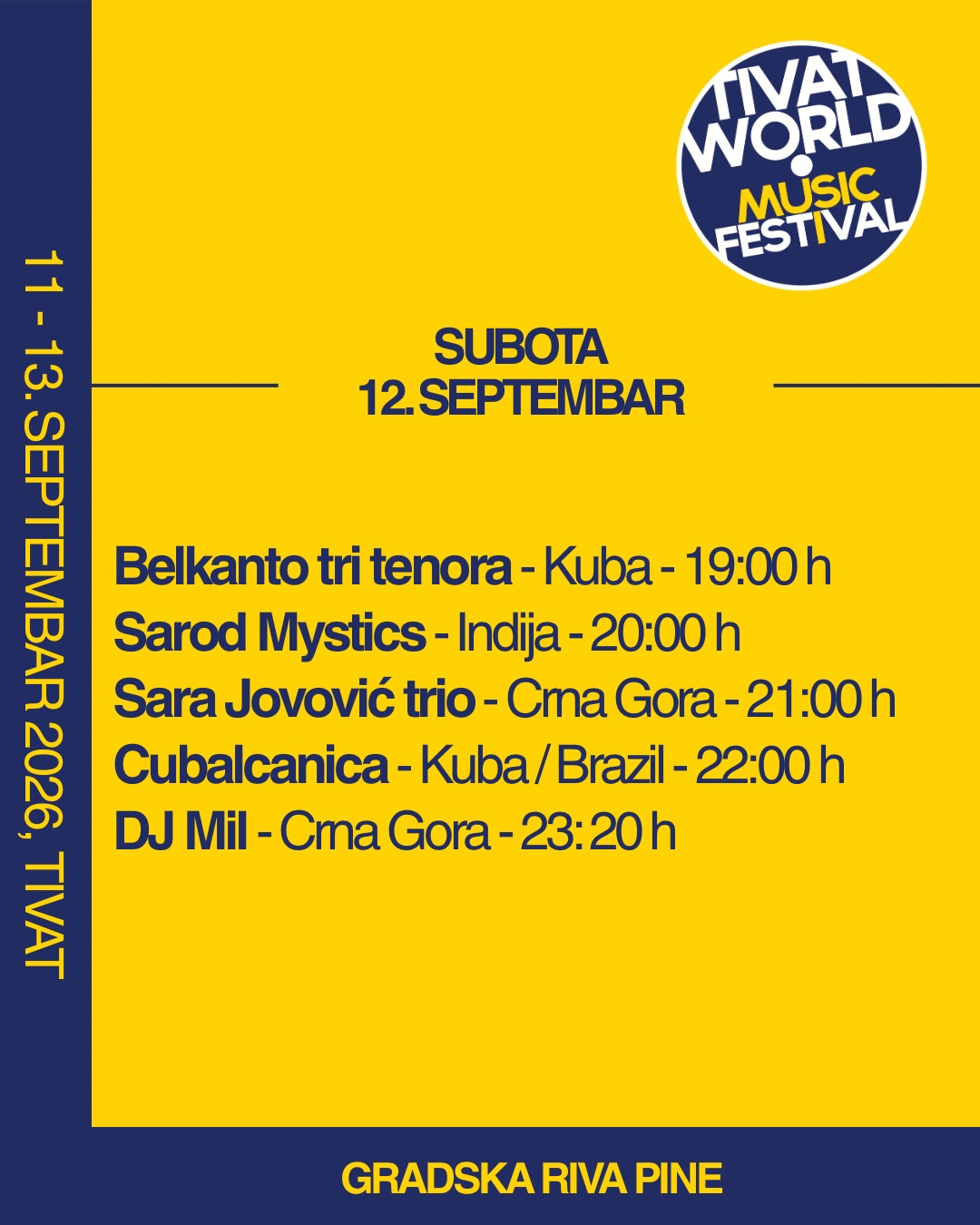 10th Tivat World Music Festival - Day 2: Sarod Mystics & Others
