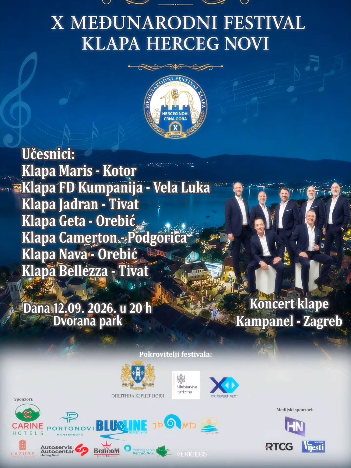 10th International Klapa Festival Herceg Novi