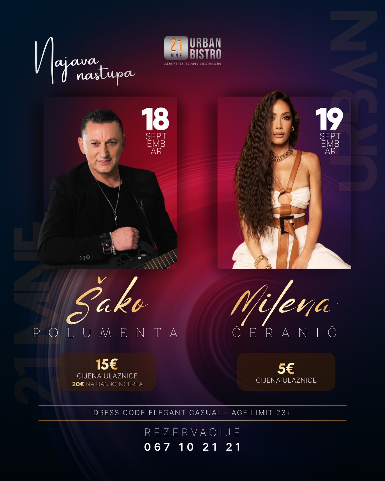 Šako Polumenta Live