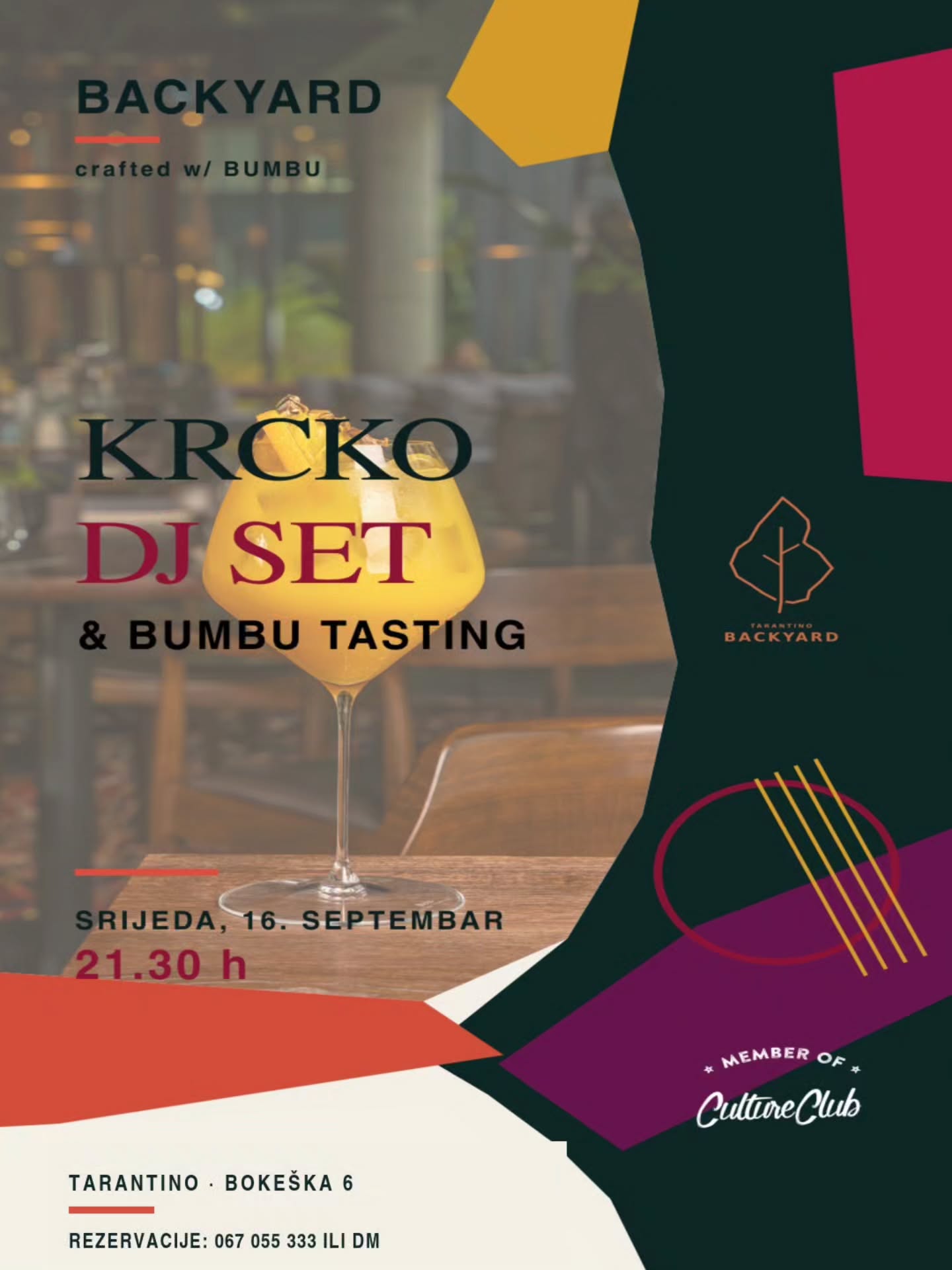 Krcko DJ Set & Bumbu Tasting