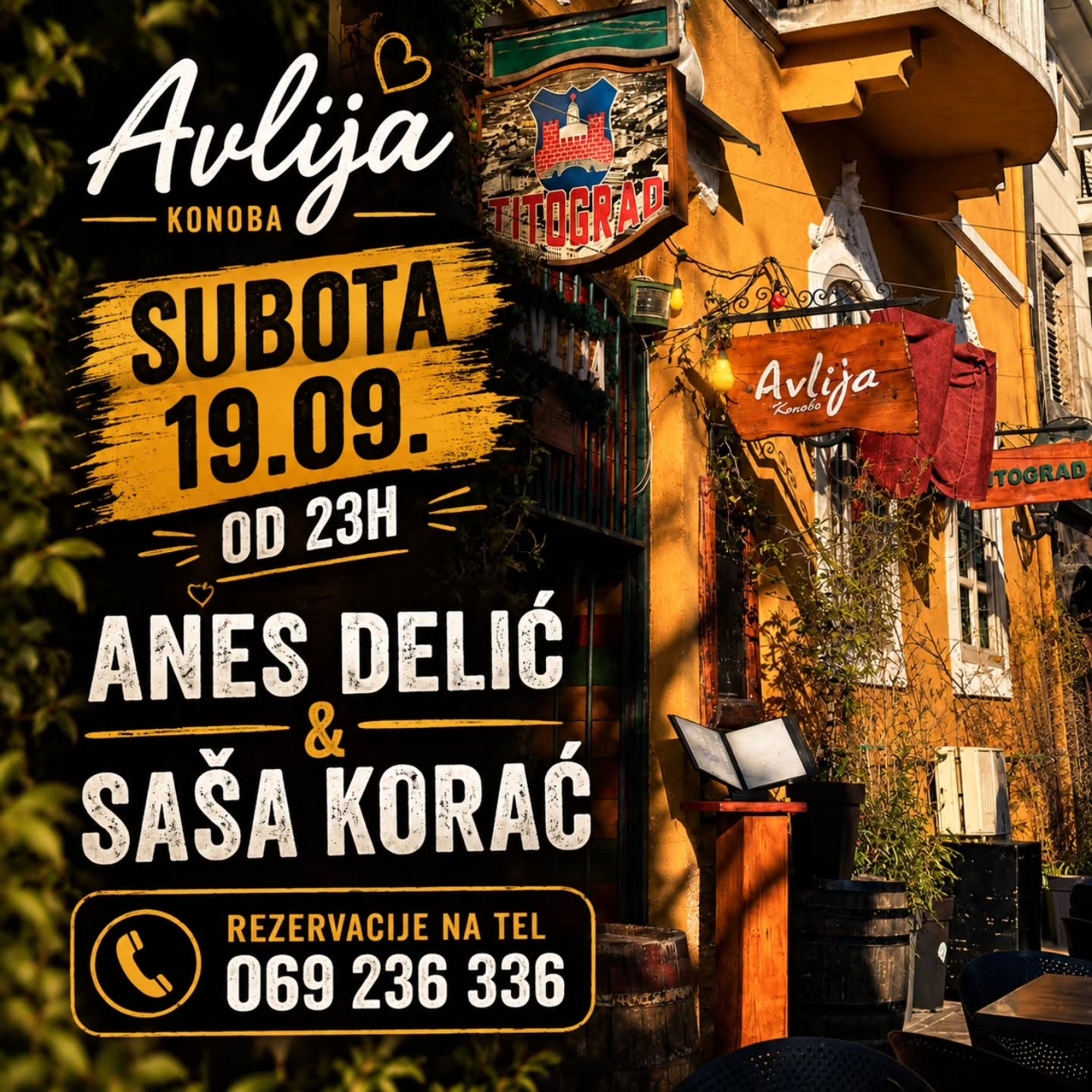 Anes Delić & Saša Korać Live at Avlija