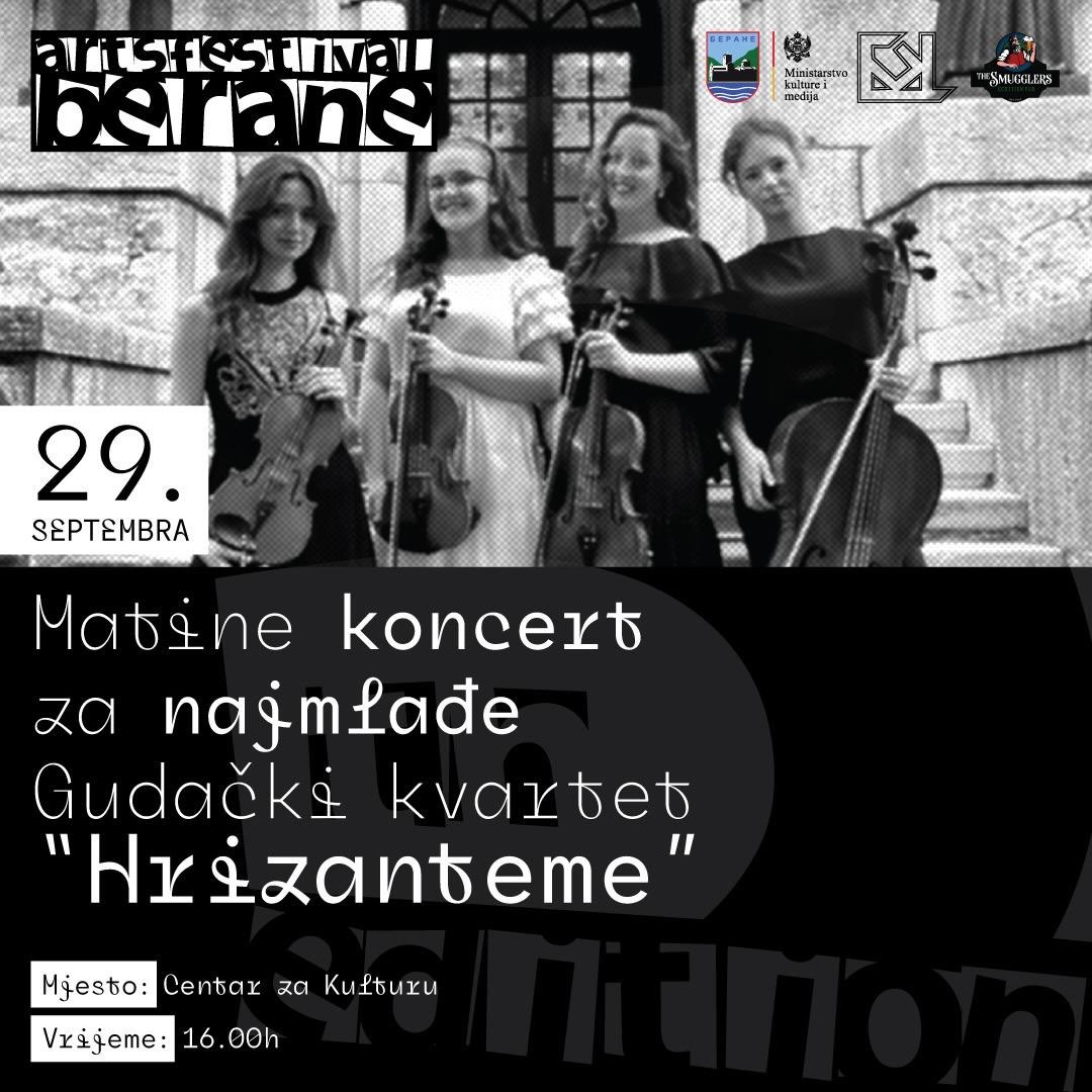 Matinee Concert for the Youngest - Hrizanteme String Quartet