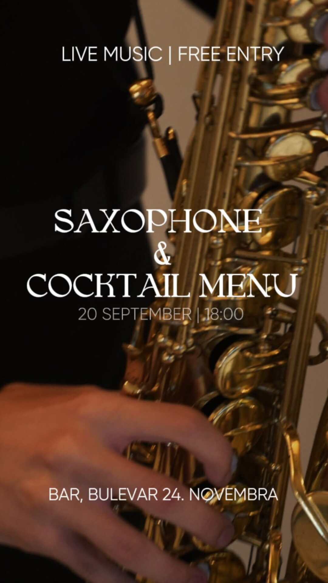 Saxophone Live Music Night