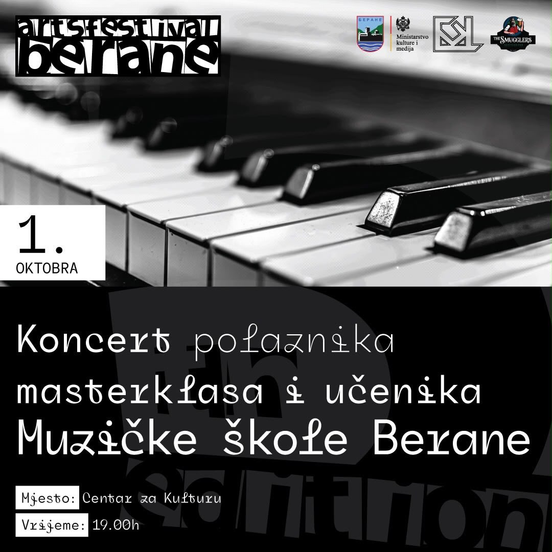 Berane Music School Masterclass & Student Concert