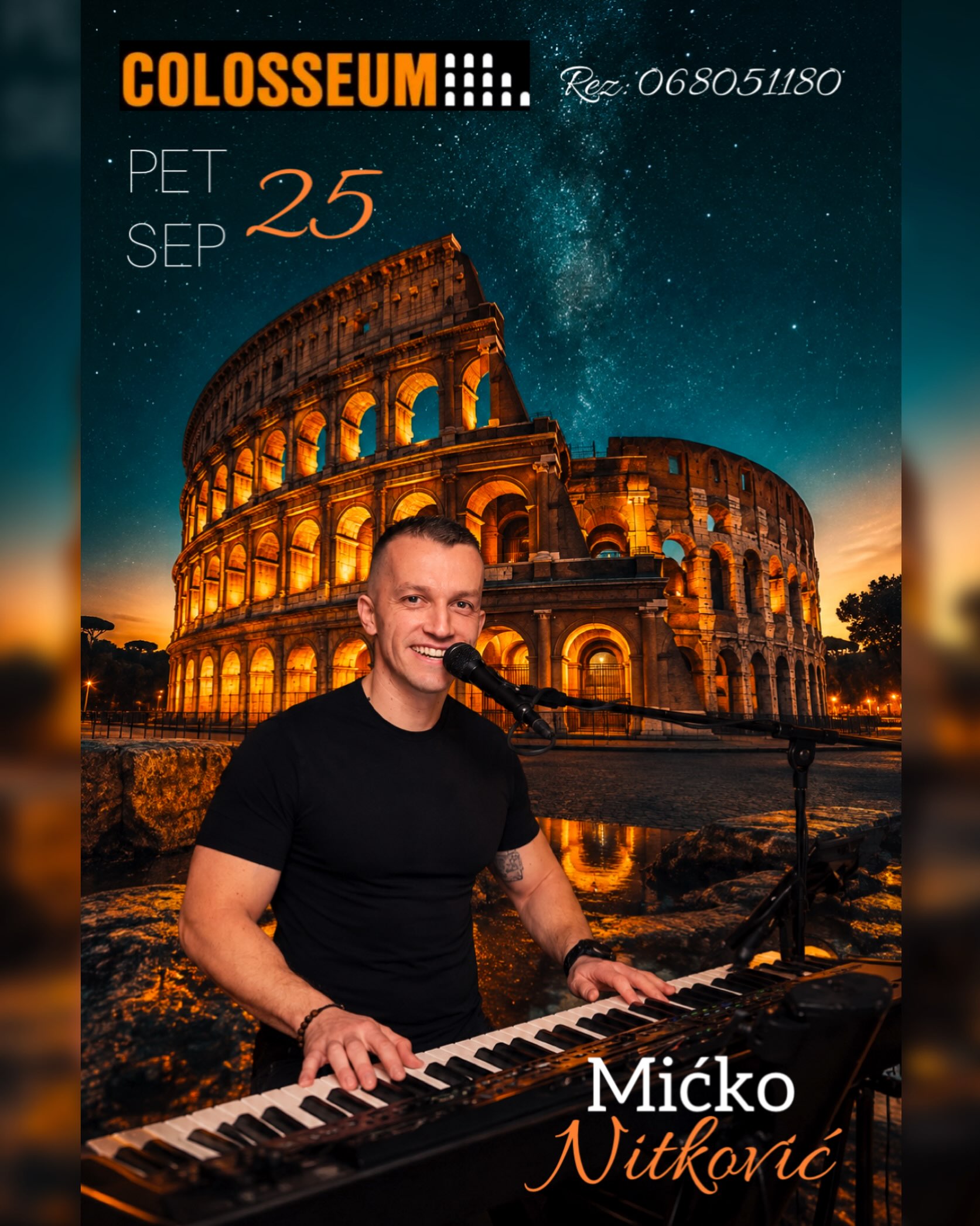 Micky Nitkovic at Caffe Colosseum