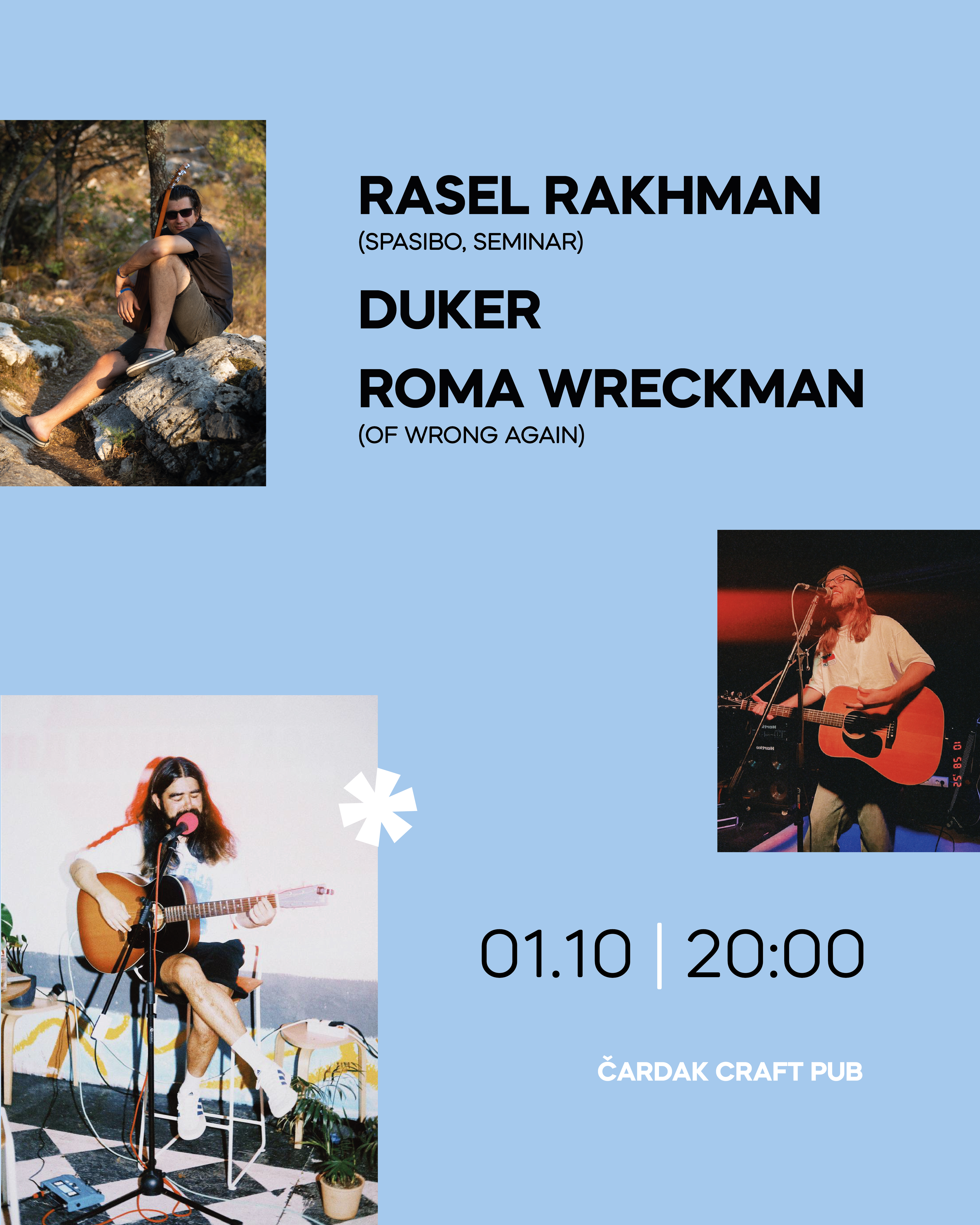 RASEL RAKHMAN , DUKER, ROMA WRECKMAN 