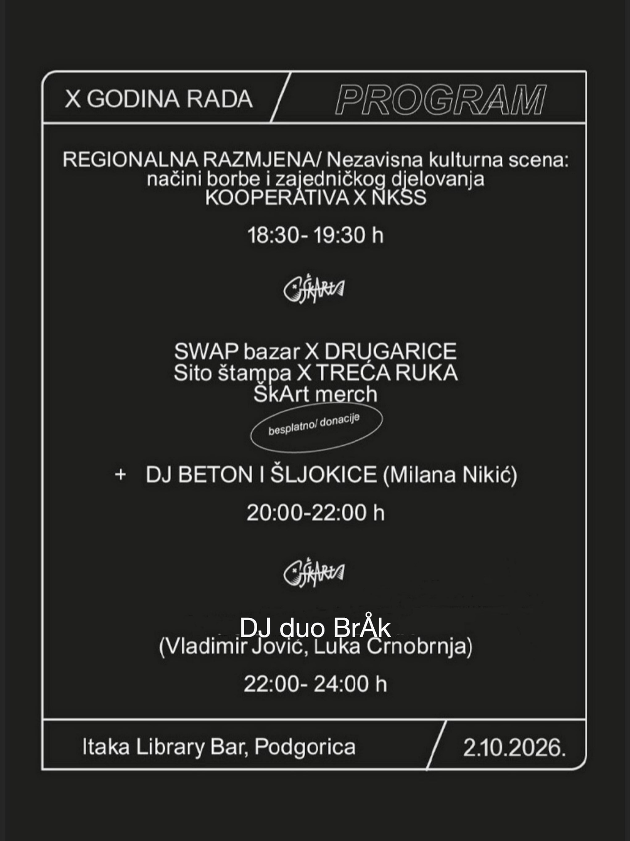 ŠkArt 10th Anniversary Celebration
