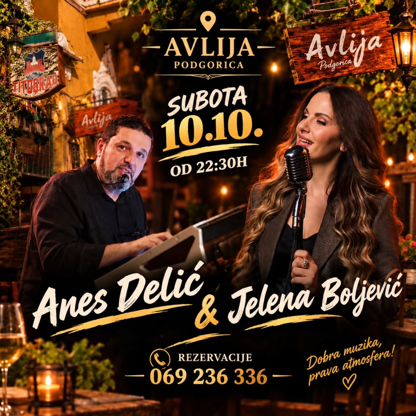 Anes Delić & Jelena Boljević Live at Avlija