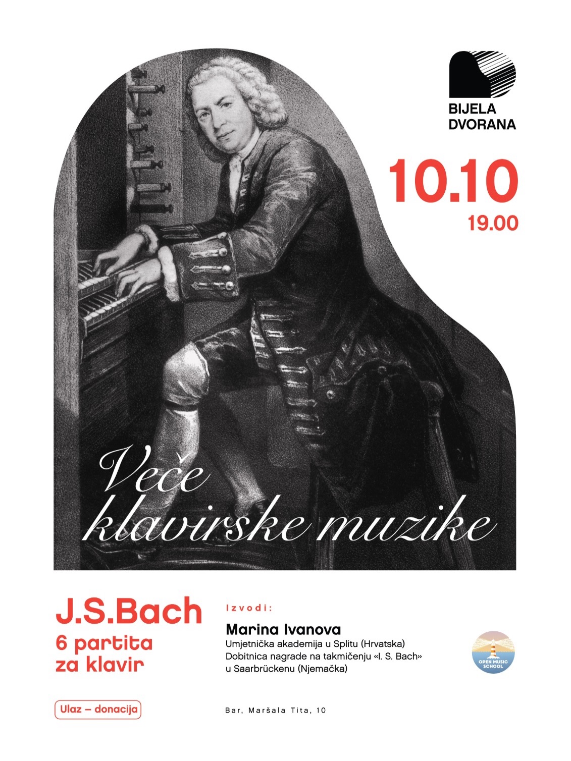 An Evening of Piano Music: J.S. Bach