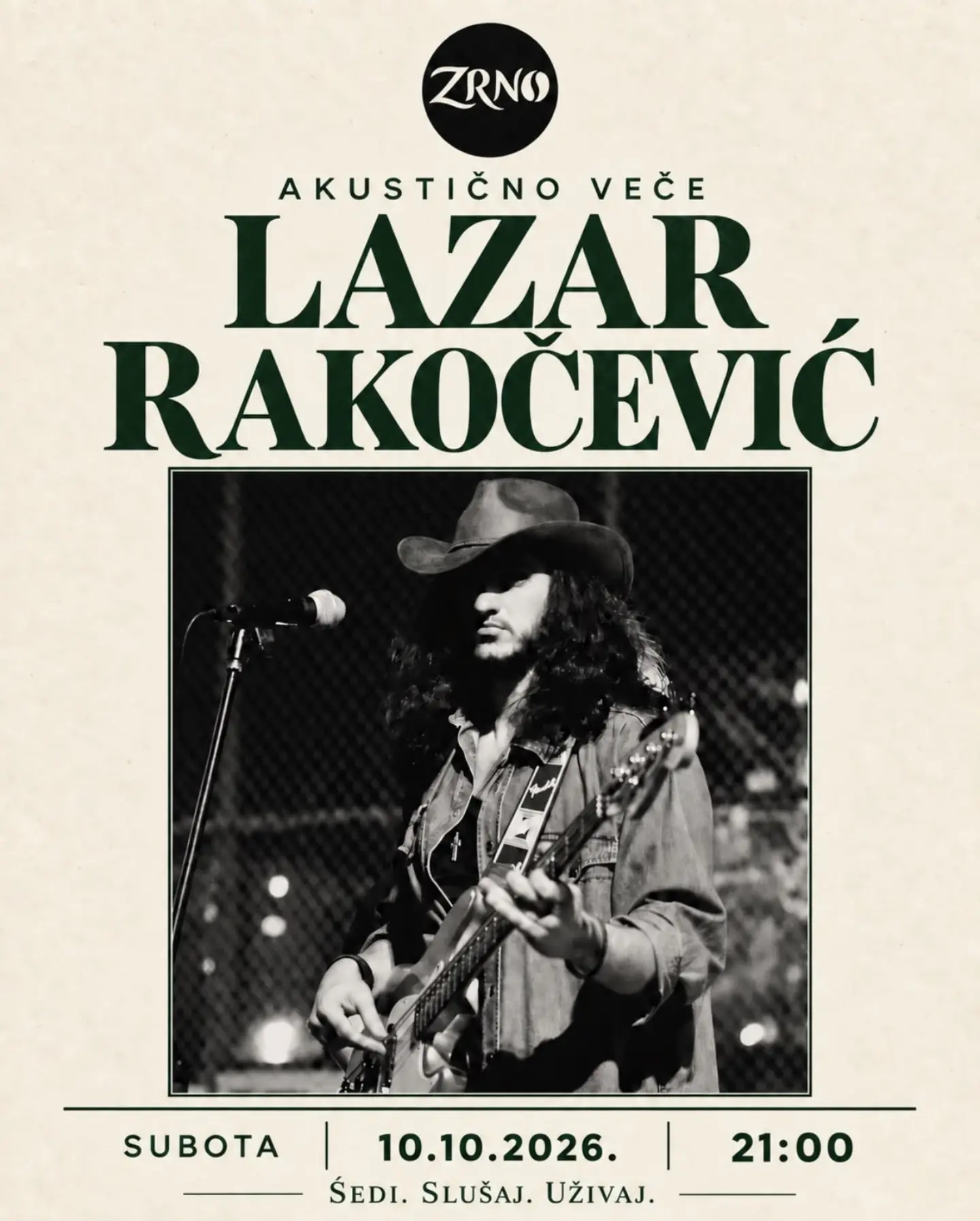 Acoustic Evening with Lazar Rakočević
