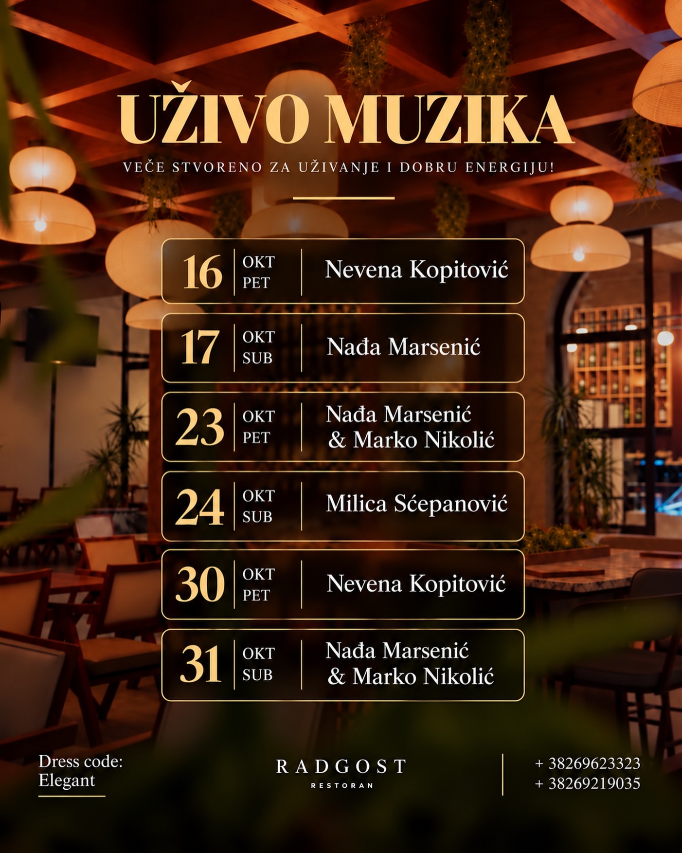 Musical Evening with Nada Marsenic