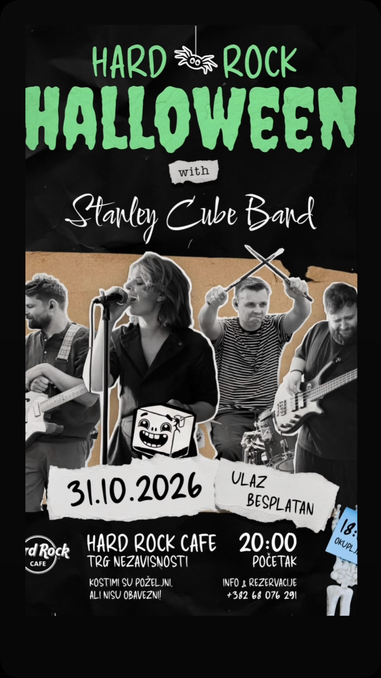 Stanley Cube Band Halloween Party