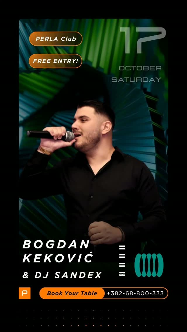 Bogdan Keković Live & DJ Sandex