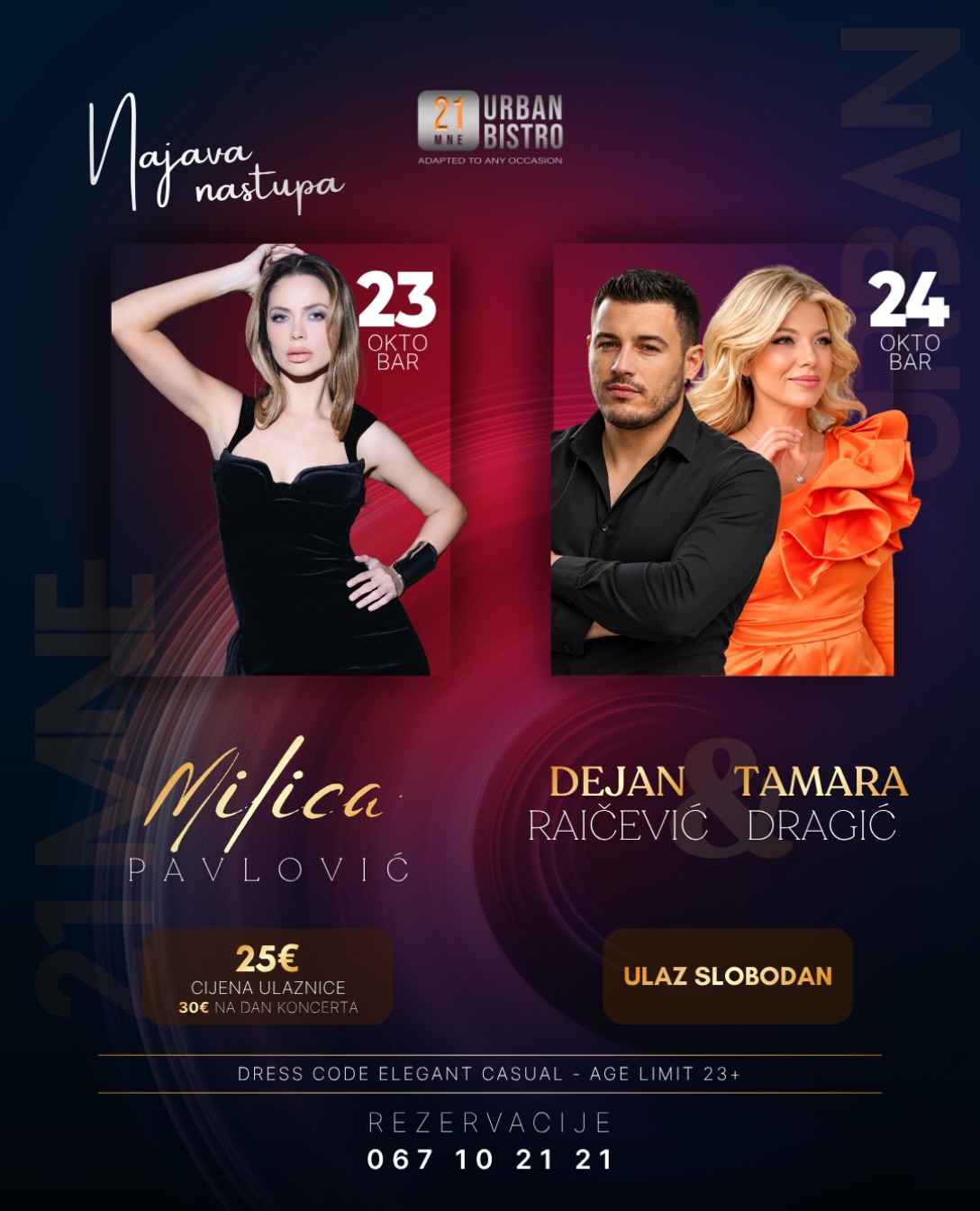 Dejan Raičević & Tamara Dragić Live at Urban Bistro