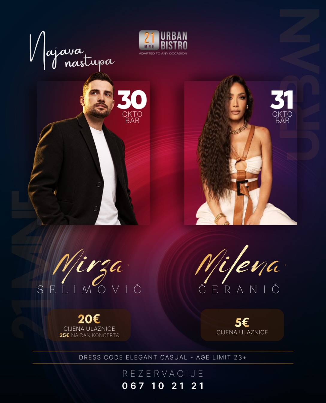 Milena Ćeranić Live