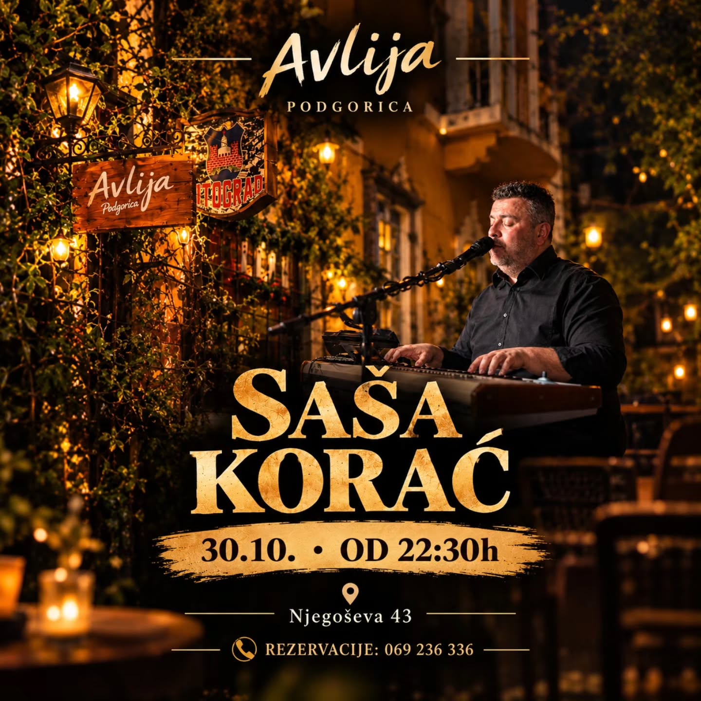Saša Korać Live at Avlija