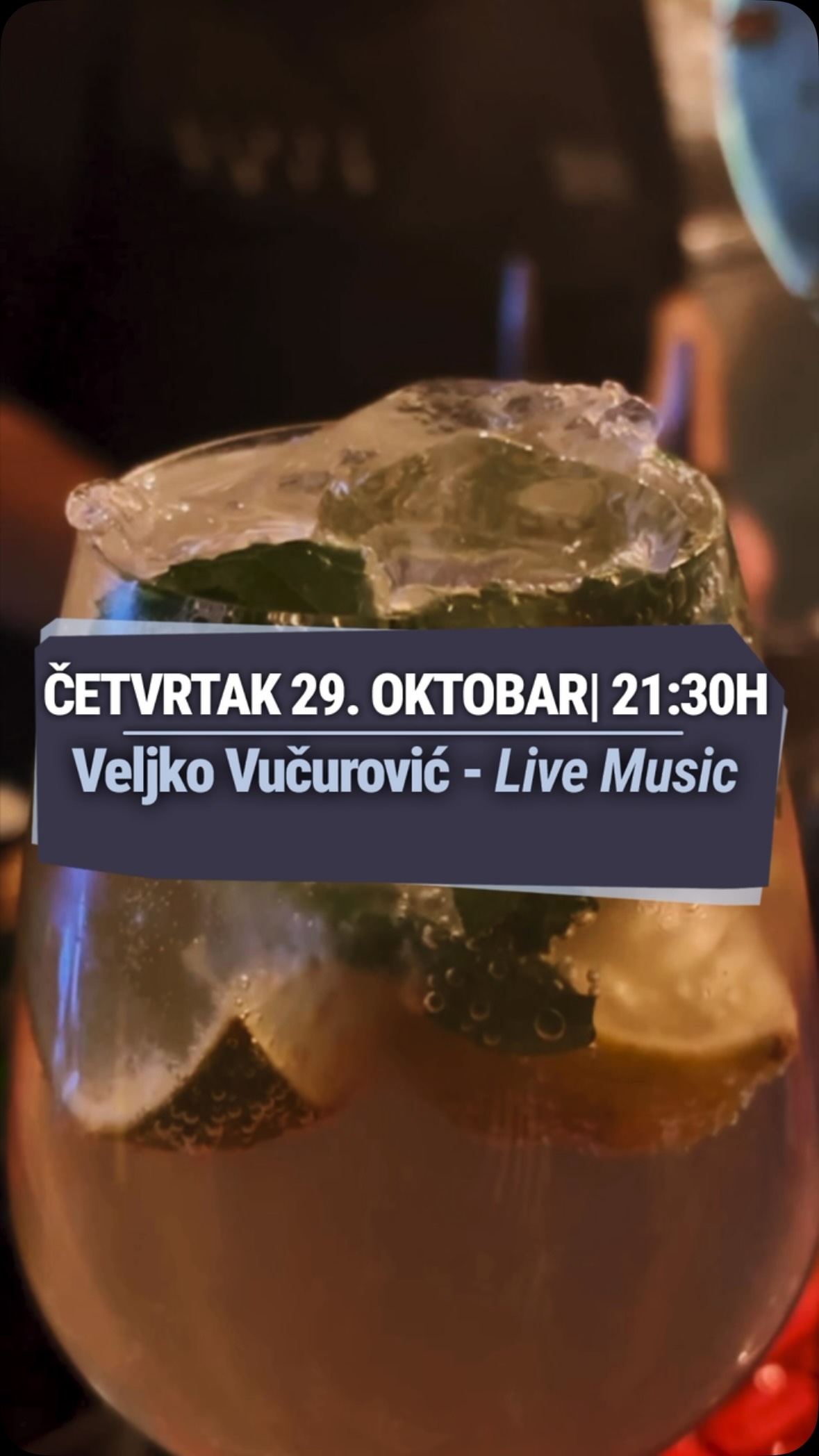 Live Music with Veljko Vučurović