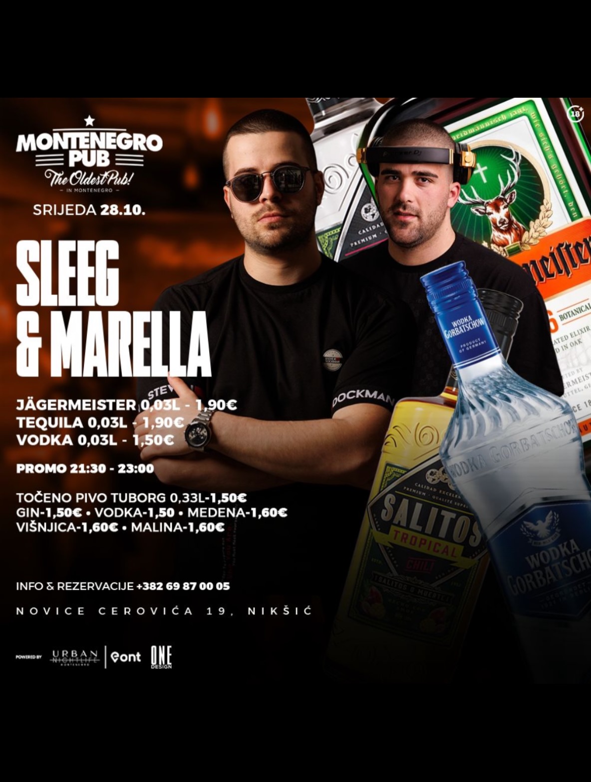 Sleeg & Marella at Montenegro Pub