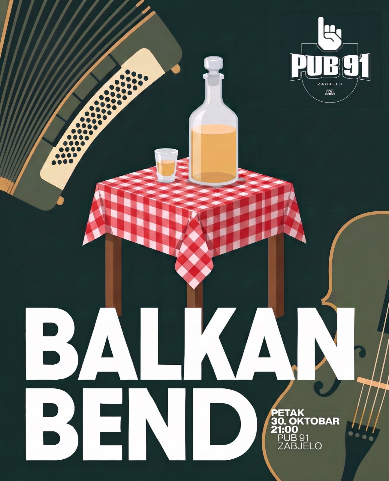 Balkan Bend Live at PUB 91