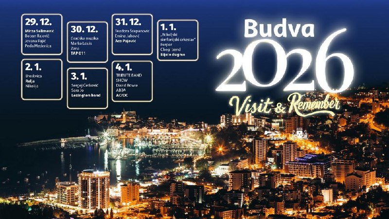 🎆 Будва встречает 2026 год – семь...