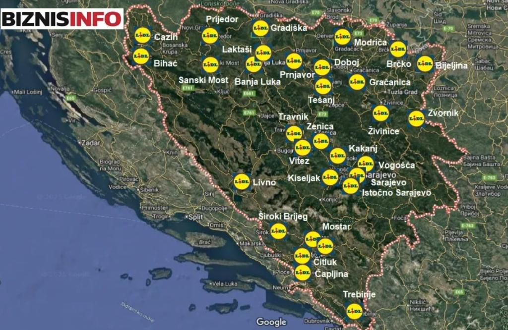 🛒 Lidl захватывает Боснию и Герцеговину! 🗺️...