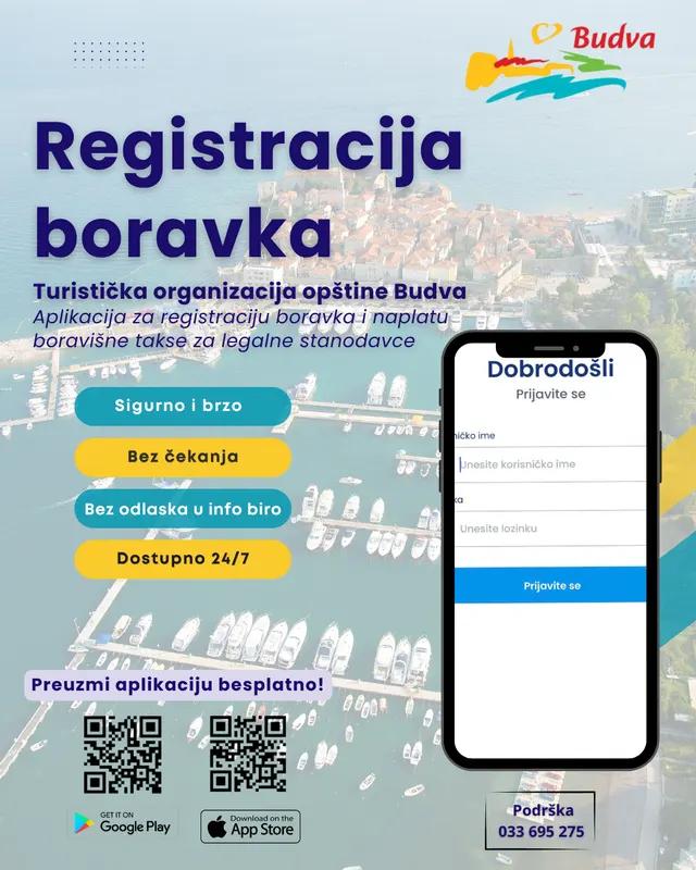 📱 Будва переходит на цифровую регистрацию гостей!...