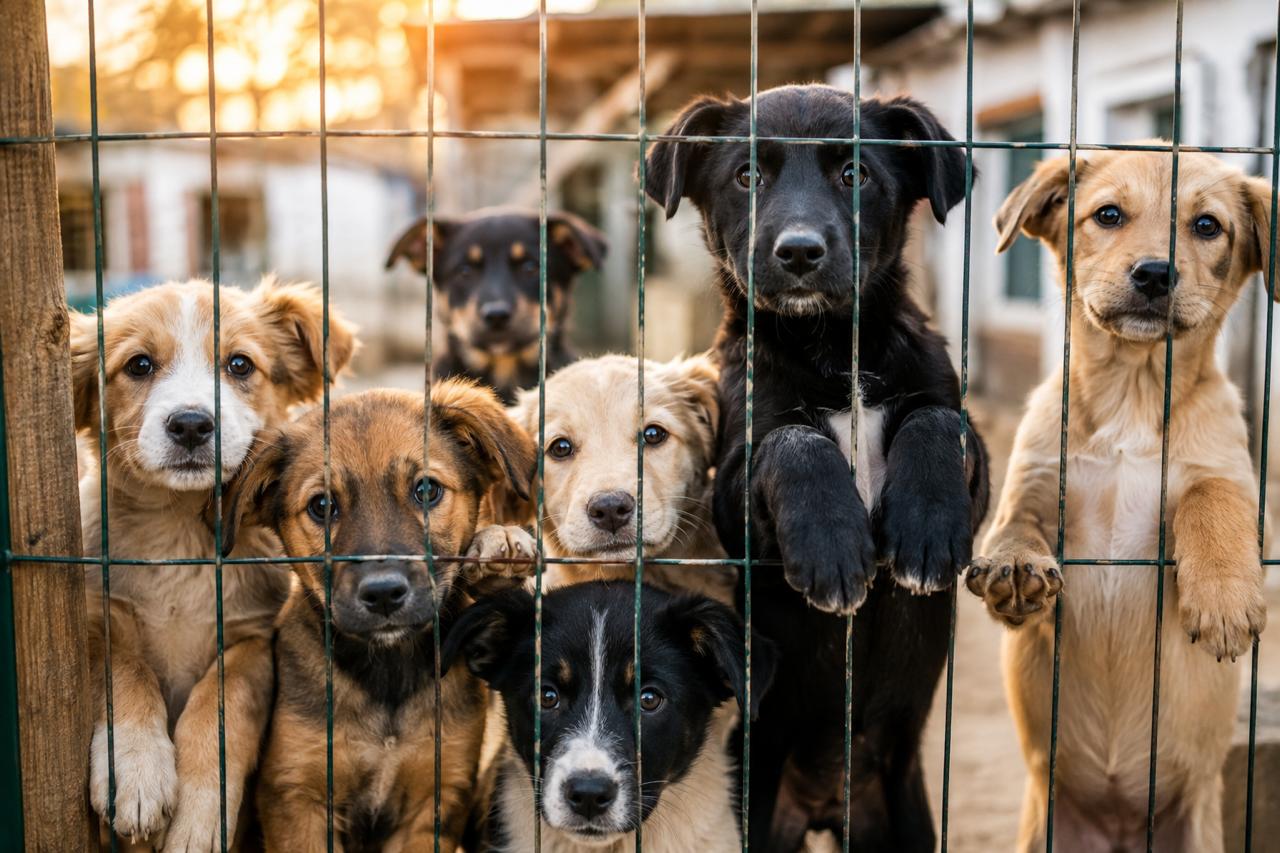 🐕 В Цетине около 60 собак ждут...