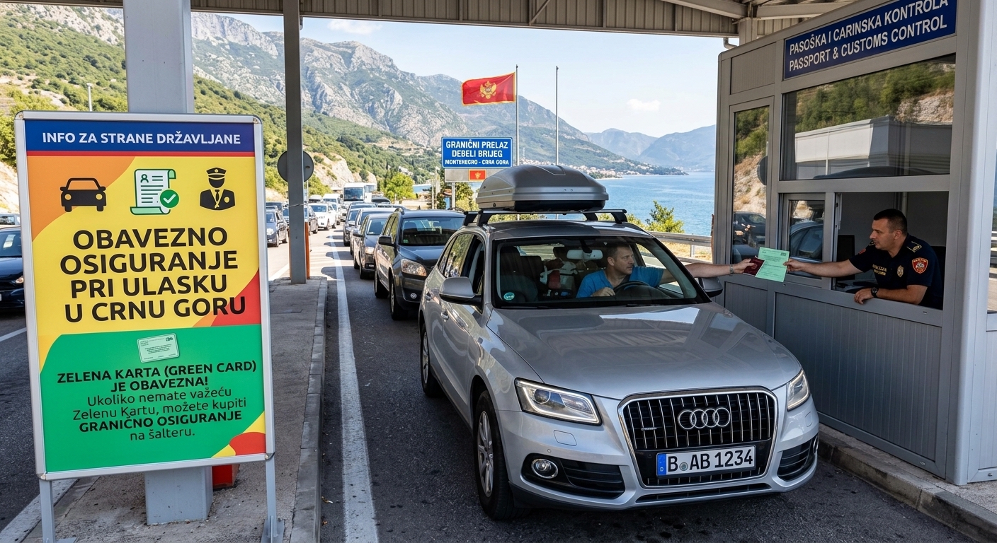 🚗 Иностранные номера в Черногории: какая страховка нужна при въезде
