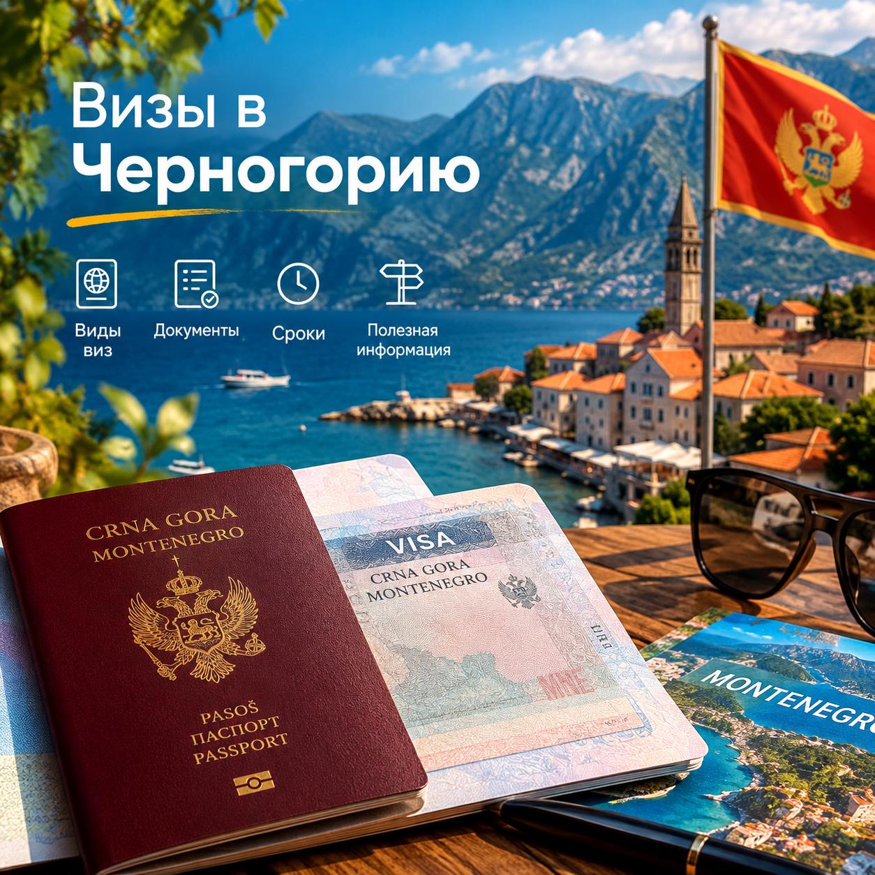 🇲🇪 Визы в Черногорию теперь оформляют консульские...
