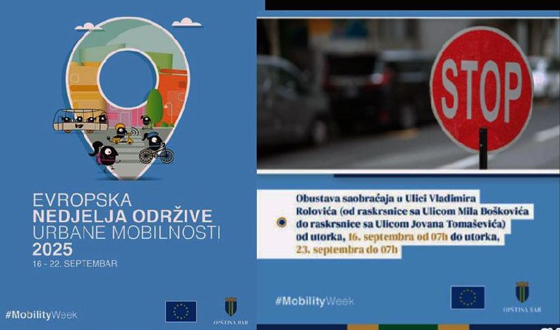 🚶‍♀️🚴‍♂️ Општина Бар — Мобильность для всех...